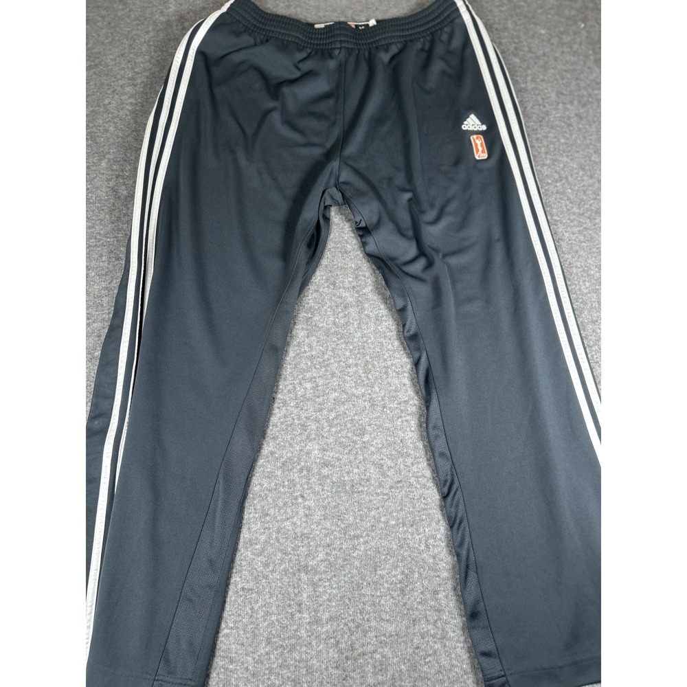 WNBA Player Issue Warm Up Pants Adidas Gray Silver Stripe‎ Breakaway Size XL